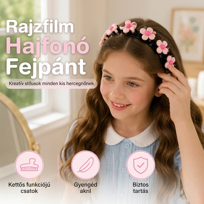 👧🎀 1+1 GRATIS - Urocze spinki do włosów dla dziewczynek | Zestaw 2 szt. ✨