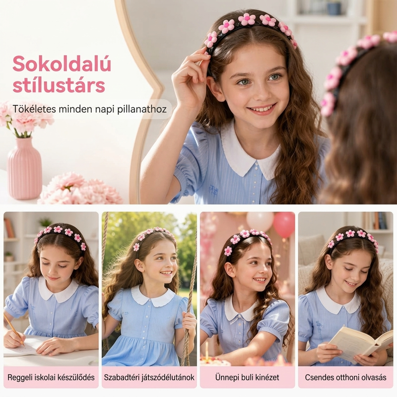 👧🎀 1+1 GRATIS - Urocze spinki do włosów dla dziewczynek | Zestaw 2 szt. ✨