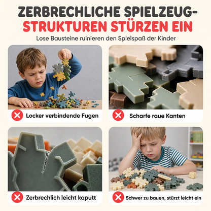 ❄️🧩 3D hópelyhek építőelemek gyerekeknek – kreatív építés és elemek összerakása ✨