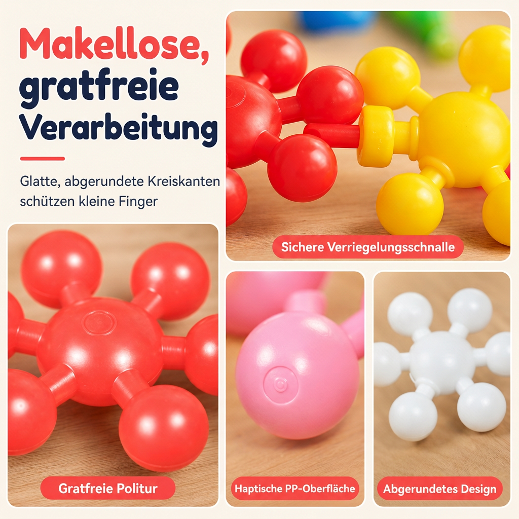 ❄️🧩 3D hópelyhek építőelemek gyerekeknek – kreatív építés és elemek összerakása ✨