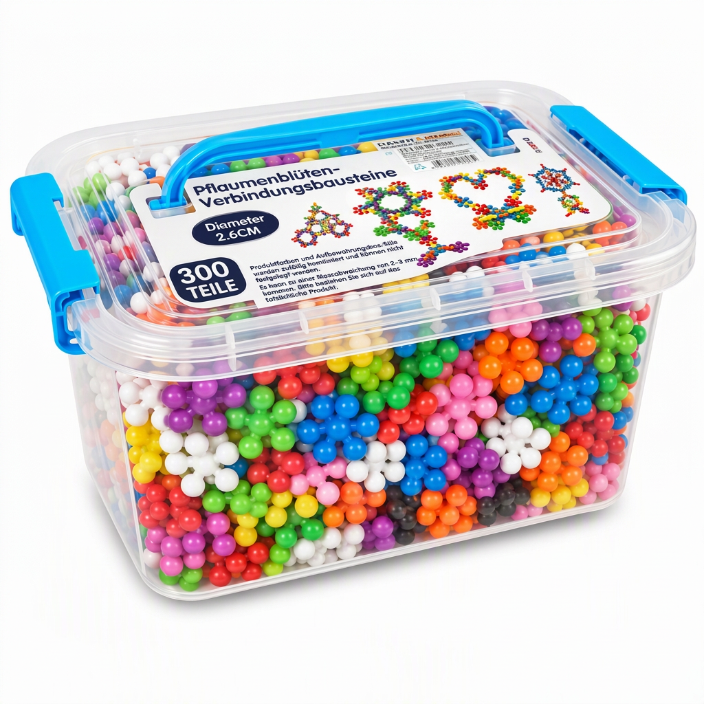 ❄️🧩 3D hópelyhek építőelemek gyerekeknek – kreatív építés és elemek összerakása ✨
