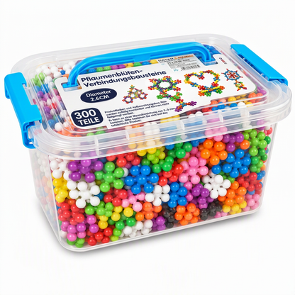 ❄️🧩 3D hópelyhek építőelemek gyerekeknek – kreatív építés és elemek összerakása ✨
