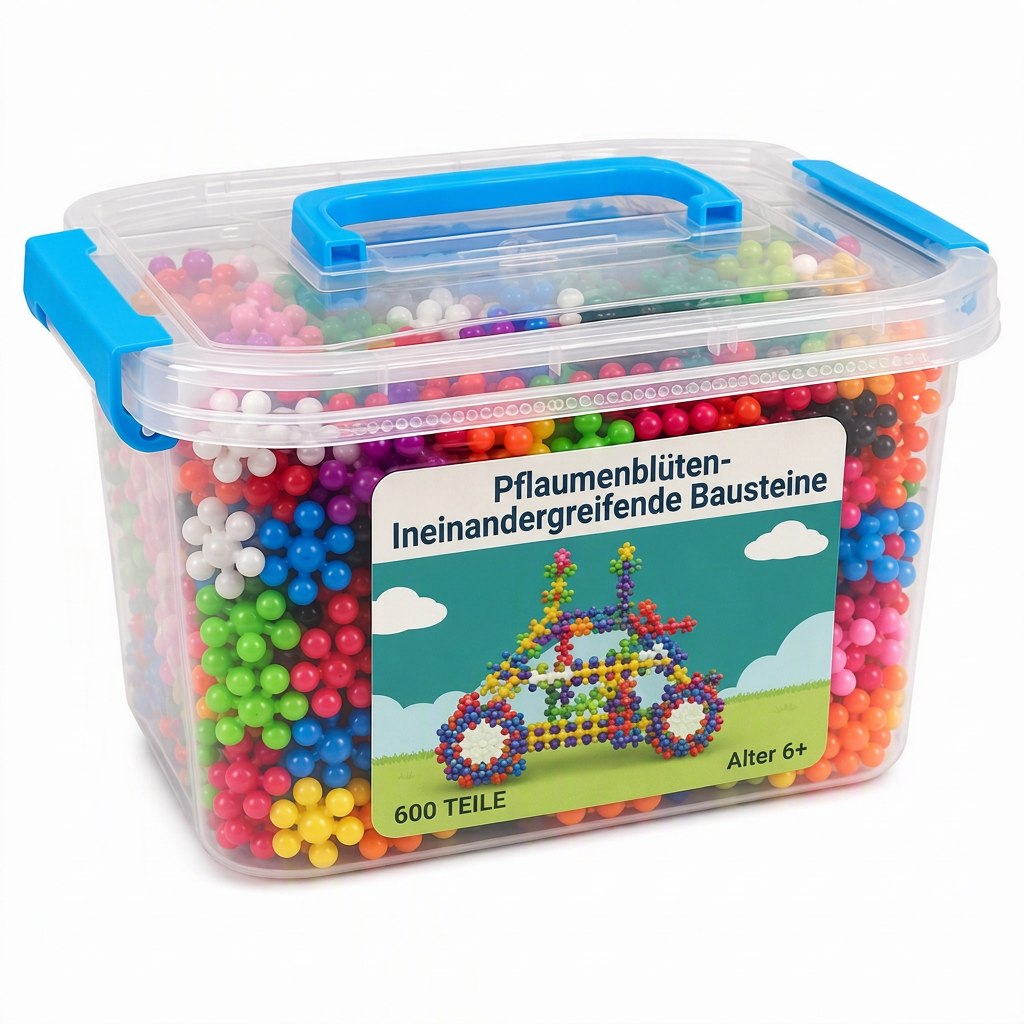 ❄️🧩 3D hópelyhek építőelemek gyerekeknek – kreatív építés és elemek összerakása ✨