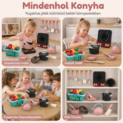 🧠Szimulált játékkonyha – korai tanulás, szerepjáték🍳