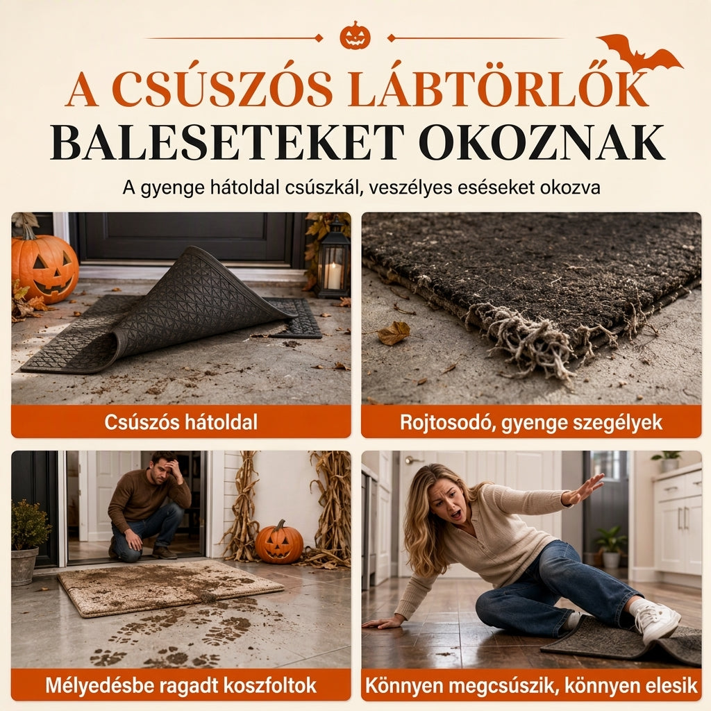 🚗✨ Csúszásgátló, csíkos szőnyeg az autó ajtajához – praktikus és könnyen felszerelhető