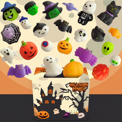 🤲🎃 Halloween-i puha gumiból készült stresszoldó játékok szettje