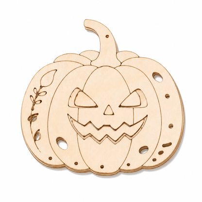 🎃 Halloween-i fából készült tök DIY kézműves készlet
