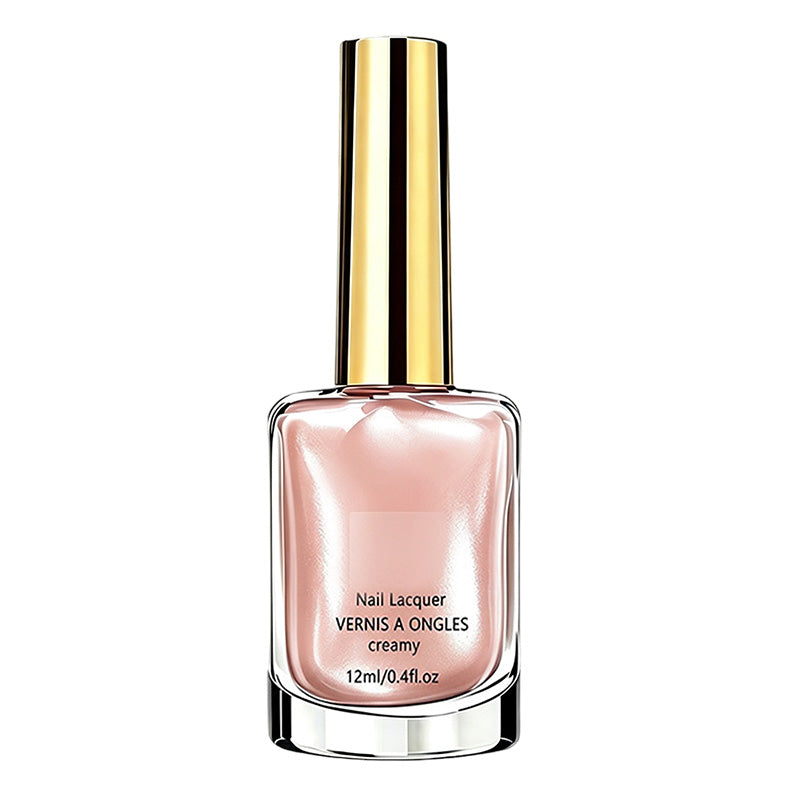 ✨💅 Moonlight Pearl körömlakk – gyöngyházfényű, tejes tea árnyalatú, gyorsan szárad a levegőn
