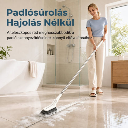 🧹Többfunkciós, kihúzható nyéllel ellátott padlómosó kefe