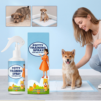 🐶🐱 Tisztaságtanító spray háziállatok számára – segít kijelölni a szükségletük elvégzésére szolgáló helyet a lakásban ✨
