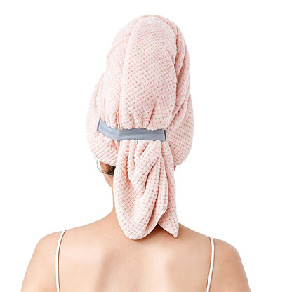💖💇‍♀️ Mikroszálas hajtörölköző – gyors szárítás, nem csúszik le és kényelmes viselet ✨