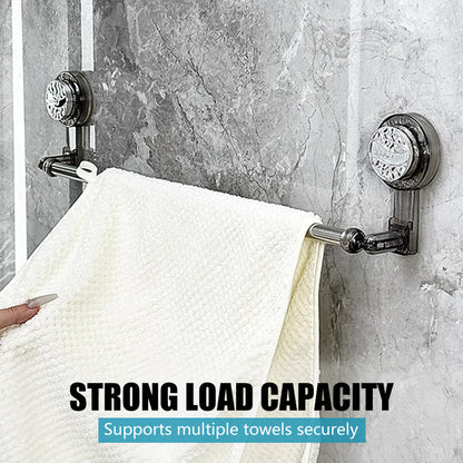 🛁Adjustable No-Drill Suction Cup Towel Bar for Bathroom & Kitchen
