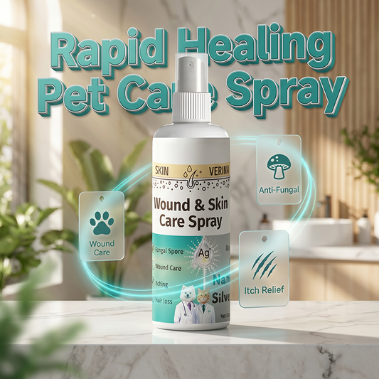 🐶🐱💧 Seb- és bőrápoló spray kutyáknak és macskáknak – 100 ml, kíméletes ápolás és a regeneráció elősegítése