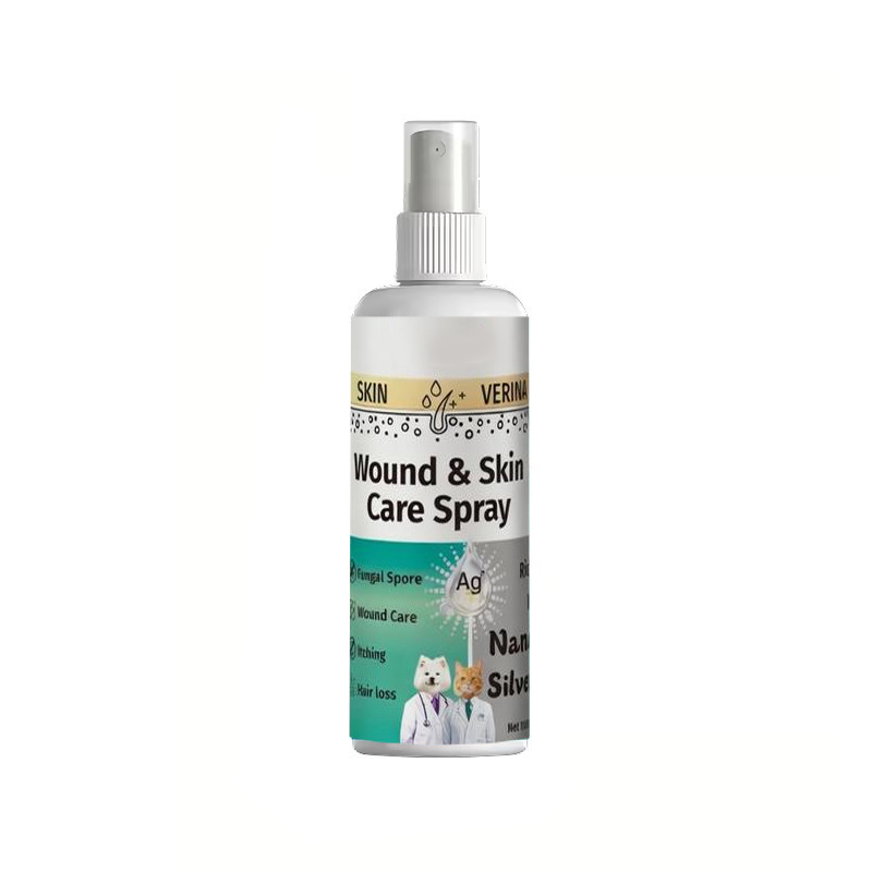 🐶🐱💧 Seb- és bőrápoló spray kutyáknak és macskáknak – 100 ml, kíméletes ápolás és a regeneráció elősegítése