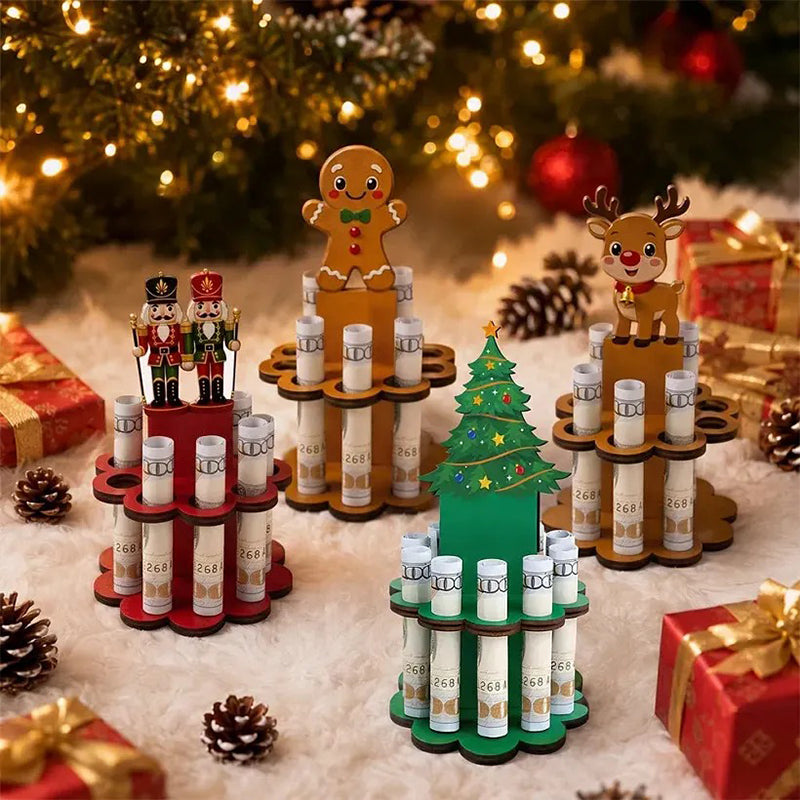 🎄💰 Karácsonyi fa pénzdísz – kreatív ötlet egy különleges karácsonyi ajándékhoz 🎁