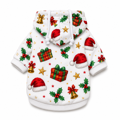 🐶✨ Vicces ünnepi kutyás kapucnis pulóver: Aranyos melegség, instant karácsonyi hangulat 🎁🎄