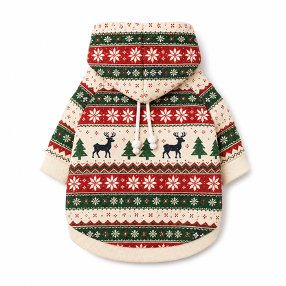 🐶✨ Vicces ünnepi kutyás kapucnis pulóver: Aranyos melegség, instant karácsonyi hangulat 🎁🎄