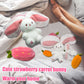 🍓🍓Eper nyuszi átalakult kis nyuszivá🎀 Gyümölcs baba plüss játék🐰 3.05