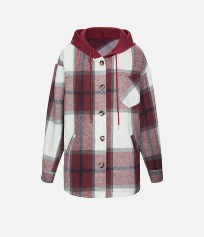 Pocket Plaid Fleece alkalmi kabát - vásárlás 2 ingyenes szállítás 3.26