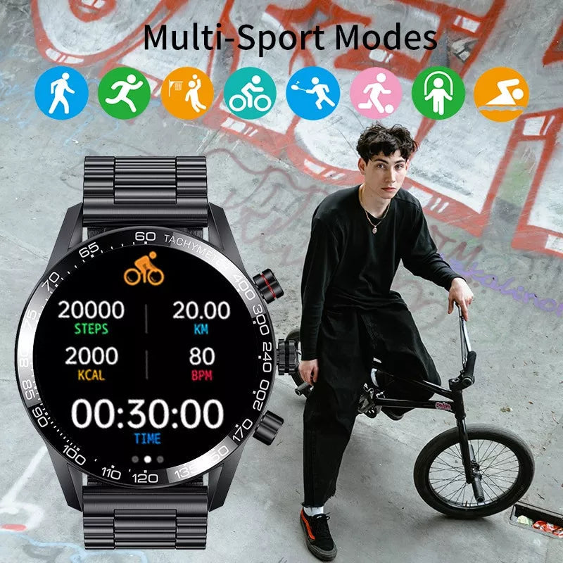 2023 ÚJ INTELLIGENS ÓRA EGYÉNI ÓRA ARC SPORT VÍZÁLLÓ BLUETOOTH HÍVÁS SMARTWATCH ECG + PPG