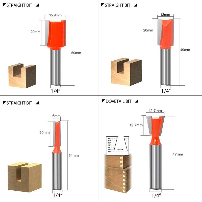 8 mm-es marószerszámkészlet