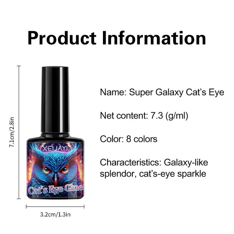 Kiváló Ajándék - Super Galaxy Cat Eye körömlakk