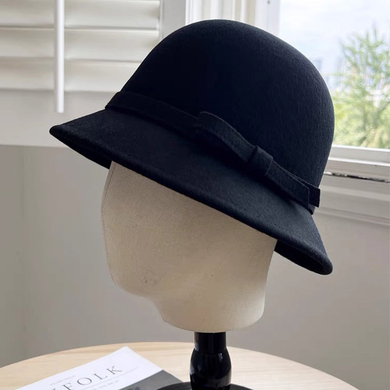 💝legjobb ajándék💝Női elegáns Vintage Vintage tweed Cloche kalap