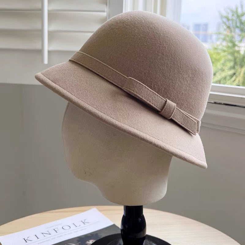 💝legjobb ajándék💝Női elegáns Vintage Vintage tweed Cloche kalap