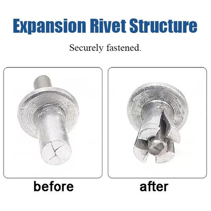 🔥50db Knock-type Expansion alumínium ötvözet szegecsek